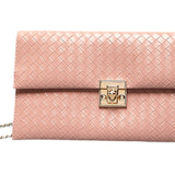 Maxbell Women Clutch Elegant Handbag Pouch Purse Crossbody for Party Travel Shopping Pink