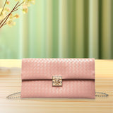 Maxbell Women Clutch Elegant Handbag Pouch Purse Crossbody for Party Travel Shopping Pink