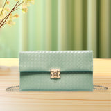 Maxbell Women Clutch Elegant Handbag Pouch Purse Crossbody for Party Travel Shopping Green