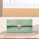 Maxbell Women Clutch Elegant Handbag Pouch Purse Crossbody for Party Travel Shopping Green