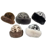Maxbell Winter Faux Fur Hat for Women Thicken Windproof Warm Cossack Hat for Outdoor Brown