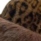 Maxbell Winter Faux Fur Hat for Women Thicken Windproof Warm Cossack Hat for Outdoor Brown