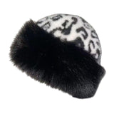 Maxbell Winter Faux Fur Hat for Women Thicken Windproof Warm Cossack Hat for Outdoor Black