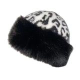 Maxbell Winter Faux Fur Hat for Women Thicken Windproof Warm Cossack Hat for Outdoor Black
