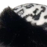 Maxbell Winter Faux Fur Hat for Women Thicken Windproof Warm Cossack Hat for Outdoor Black