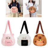 Maxbell Plush Bag Comfortable Stuffed Animal Backpack for Kids Adults Teens Gifts Piggy