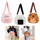 Maxbell Plush Bag Comfortable Stuffed Animal Backpack for Kids Adults Teens Gifts Piggy