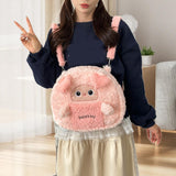 Maxbell Plush Bag Comfortable Stuffed Animal Backpack for Kids Adults Teens Gifts Piggy