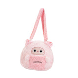 Maxbell Plush Bag Comfortable Stuffed Animal Backpack for Kids Adults Teens Gifts Piggy