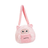 Maxbell Plush Bag Comfortable Stuffed Animal Backpack for Kids Adults Teens Gifts Piggy