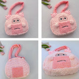 Maxbell Plush Bag Comfortable Stuffed Animal Backpack for Kids Adults Teens Gifts Piggy