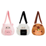 Maxbell Plush Bag Comfortable Stuffed Animal Backpack for Kids Adults Teens Gifts Piggy