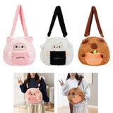 Maxbell Plush Bag Comfortable Stuffed Animal Backpack for Kids Adults Teens Gifts Piggy