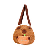 Maxbell Plush Bag Comfortable Stuffed Animal Backpack for Kids Adults Teens Gifts Capybara