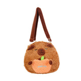 Maxbell Plush Bag Comfortable Stuffed Animal Backpack for Kids Adults Teens Gifts Capybara