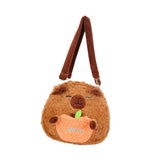 Maxbell Plush Bag Comfortable Stuffed Animal Backpack for Kids Adults Teens Gifts Capybara