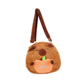 Maxbell Plush Bag Comfortable Stuffed Animal Backpack for Kids Adults Teens Gifts Capybara