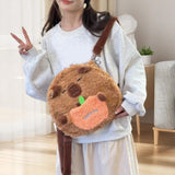 Maxbell Plush Bag Comfortable Stuffed Animal Backpack for Kids Adults Teens Gifts Capybara