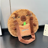 Maxbell Plush Bag Comfortable Stuffed Animal Backpack for Kids Adults Teens Gifts Capybara