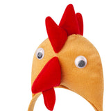 Maxbell Chicken 3D Animal Costume Chick Headband Bowtie Tail Gloves Set for Birthday Brown