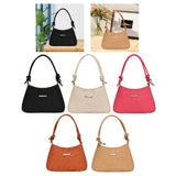 Maxbell Shoulder Bag for Women Soft Purse Stylish Handbag for Street Shopping Dating Black