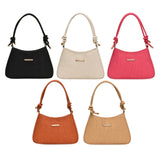 Maxbell Shoulder Bag for Women Soft Purse Stylish Handbag for Street Shopping Dating Black