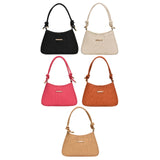 Maxbell Shoulder Bag for Women Soft Purse Stylish Handbag for Street Shopping Dating Black