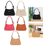 Maxbell Shoulder Bag for Women Soft Purse Stylish Handbag for Street Shopping Dating Black