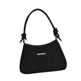 Maxbell Shoulder Bag for Women Soft Purse Stylish Handbag for Street Shopping Dating Black