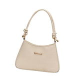 Maxbell Shoulder Bag for Women Soft Purse Stylish Handbag for Street Shopping Dating White