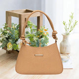 Maxbell Shoulder Bag for Women Soft Purse Stylish Handbag for Street Shopping Dating Khaki