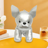 Maxbell Puppy Doll Shoulder Bag PU Leather Pouch for Shopping Autumn Valentines Gift Silver