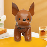 Maxbell Puppy Doll Shoulder Bag PU Leather Pouch for Shopping Autumn Valentines Gift Brown
