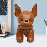 Maxbell Puppy Doll Shoulder Bag PU Leather Pouch for Shopping Autumn Valentines Gift Brown