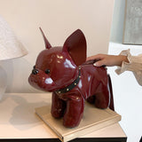 Maxbell Puppy Doll Shoulder Bag PU Leather Pouch for Shopping Autumn Valentines Gift Red