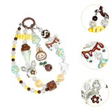 Maxbell Bag Pendant Doll Bracelet Bag Decoration Accessories Cartoon Beaded Keychain