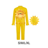 Maxbell Kids Sun Costume Comfortable Outfit for Celebration Role Play Carnival S