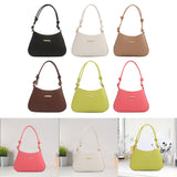 Maxbell Women Underarm Handbag Portable Elegant Purse Tote for Street Shopping Party Black