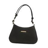 Maxbell Women Underarm Handbag Portable Elegant Purse Tote for Street Shopping Party Black