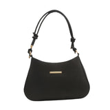 Maxbell Women Underarm Handbag Portable Elegant Purse Tote for Street Shopping Party Black