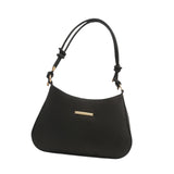 Maxbell Women Underarm Handbag Portable Elegant Purse Tote for Street Shopping Party Black