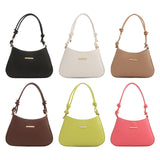 Maxbell Women Underarm Handbag Portable Elegant Purse Tote for Street Shopping Party Black