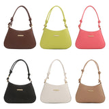Maxbell Women Underarm Handbag Portable Elegant Purse Tote for Street Shopping Party Black
