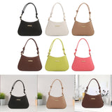Maxbell Women Underarm Handbag Portable Elegant Purse Tote for Street Shopping Party Black