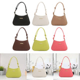 Maxbell Women Underarm Handbag Portable Elegant Purse Tote for Street Shopping Party Black