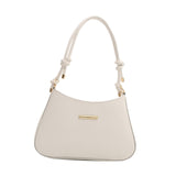 Maxbell Women Underarm Handbag Portable Elegant Purse Tote for Street Shopping Party White