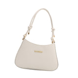 Maxbell Women Underarm Handbag Portable Elegant Purse Tote for Street Shopping Party White