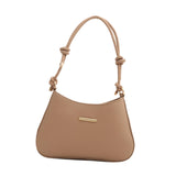 Maxbell Women Underarm Handbag Portable Elegant Purse Tote for Street Shopping Party Khaki