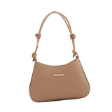 Maxbell Women Underarm Handbag Portable Elegant Purse Tote for Street Shopping Party Khaki