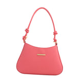 Maxbell Women Underarm Handbag Portable Elegant Purse Tote for Street Shopping Party Pink